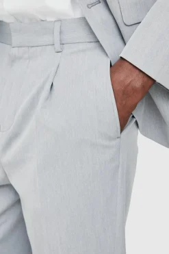 Fashion boohoo Straight Fit Suit in grey