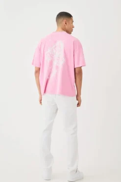 Outlet boohooMAN Straight Rigid Jean white