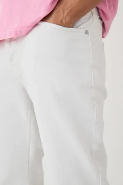 Outlet boohooMAN Straight Rigid Jean white