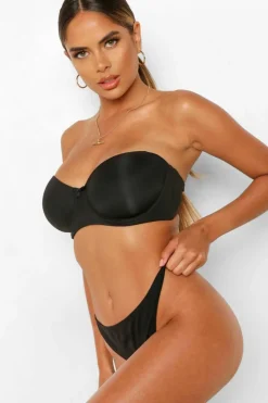 Best boohoo Strapless Fuller Bust Bra black