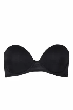 Flash Sale boohoo Super Push Up Strapless Bra black