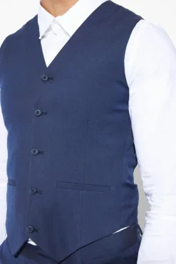 Discount boohoo Super Skinny Core Suit navy