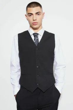 Sale boohoo Super Skinny Fit Core Suit black