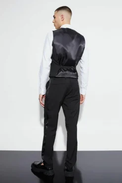 Sale boohoo Super Skinny Fit Core Suit black