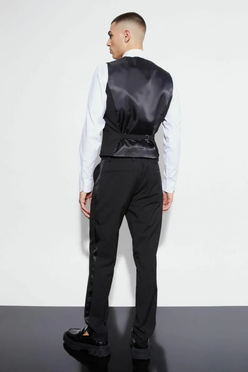 Sale boohoo Super Skinny Fit Core Suit black