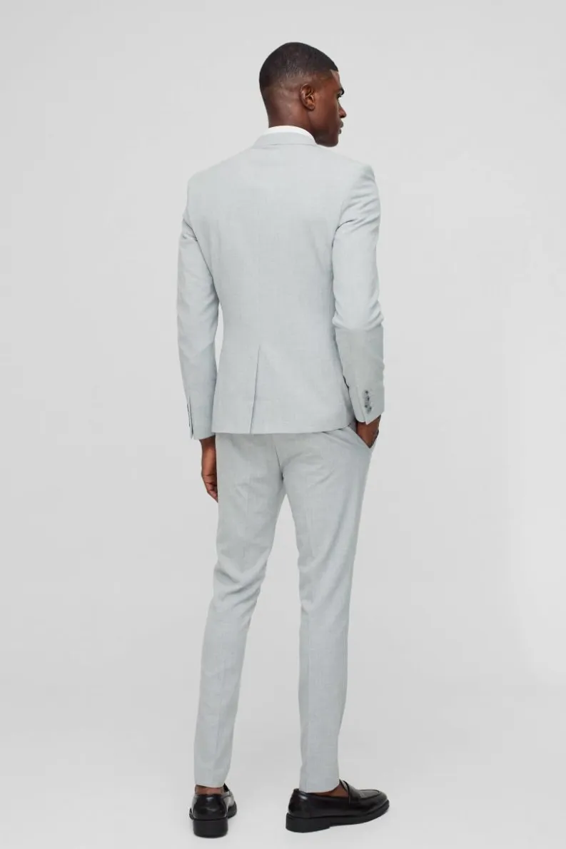 Outlet boohoo Super Skinny Single Breasted Suit grey