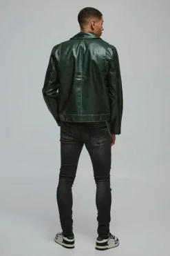 Online boohooMAN Super Skinny Stretch Rip & Repair Denim Jeans true black