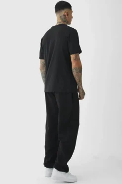 Cheap boohooMAN Tall Basic Oversized Fit Jogger black