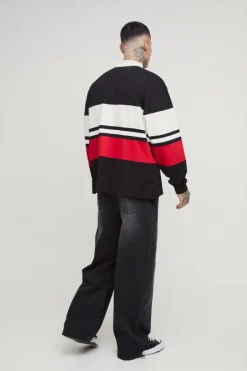 Discount boohooMAN Tall Denim Parachute Jeans washed black