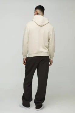Flash Sale boohooMAN Tall 330GSM Basic Straight Fit Jogger chocolate