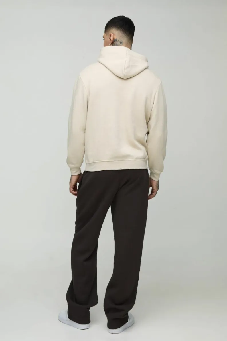 Flash Sale boohooMAN Tall 330GSM Basic Straight Fit Jogger chocolate