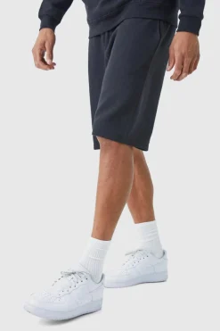Cheap boohooMAN Tall Loose Fit Short black