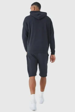 Cheap boohooMAN Tall Loose Fit Short black
