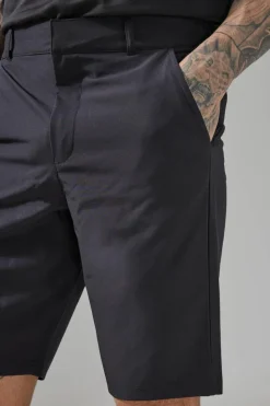 Online boohooMAN Tall Man Active 10inch Golf Short black