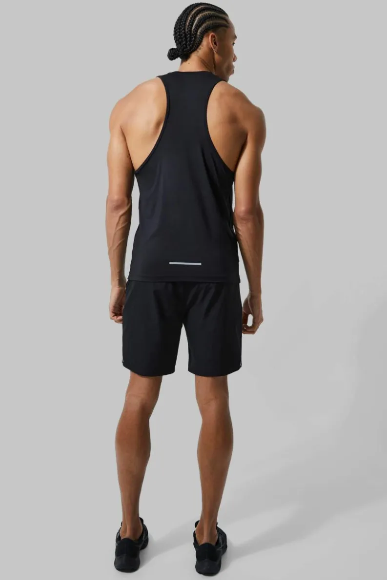 New boohooMAN Tall Man Active Lightweight Performance Regular Fit 5inch Shorts black