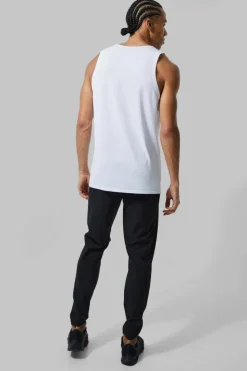 New boohooMAN Tall Man Active Lightweight Skinny Performance Joggers black