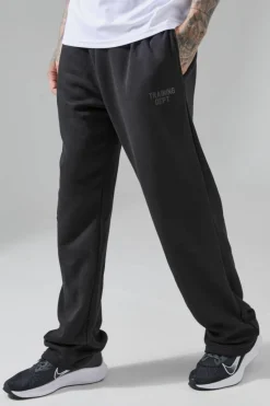 Hot boohooMAN Tall Man Active Training Dept. Oversized Jogger black