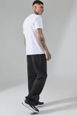Hot boohooMAN Tall Man Active Training Dept. Oversized Jogger black
