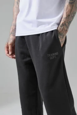 Hot boohooMAN Tall Man Active Training Dept. Oversized Jogger black