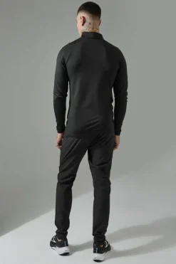 Best Sale boohooMAN Tall Man Active Training Dept Stretch Woven Jogger black