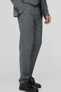 Clearance boohoo Tall Mini Dogtooth Slim Fit Suit grey
