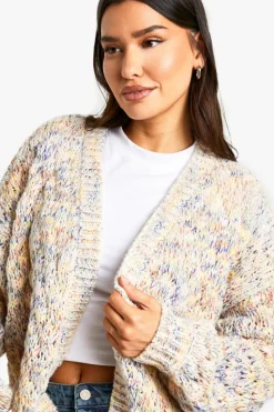 Hot boohoo Tall Bubble Knit Cardigan multi