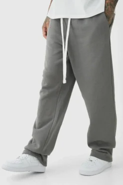 Outlet boohooMAN Tall Oversized Drop Crotch Jogger charcoal