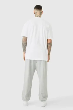 Best boohooMAN Tall Oversized Extended Neck T-shirt white