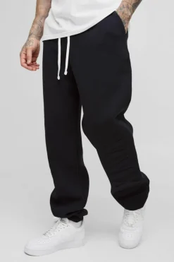 Discount boohooMAN Tall Oversized MMXIII Embossed Jogger black