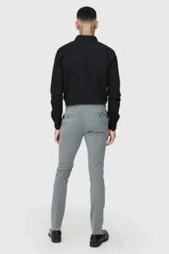 Discount boohooMAN Tall Poplin Shirt In black