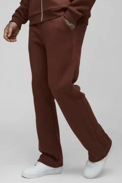 Best Sale boohooMAN Tall Relaxed Fit Gusset Jogger chocolate