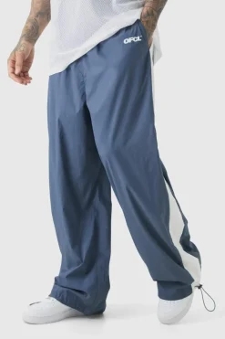 Flash Sale boohooMAN Tall Side Panel Track Pants in charcoal