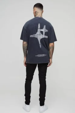 Online boohooMAN Tall Skinny Stretch Jeans true black