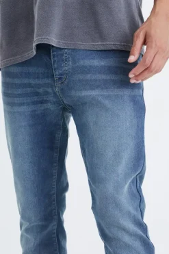 Cheap boohooMAN Tall Skinny Stretch Jeans vintage blue
