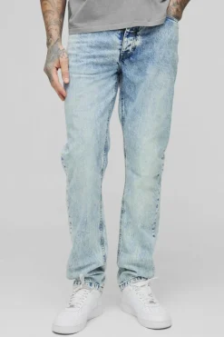 Best Sale boohooMAN Tall Slim Rigid Jeans light blue