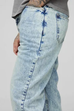 Best Sale boohooMAN Tall Slim Rigid Jeans light blue