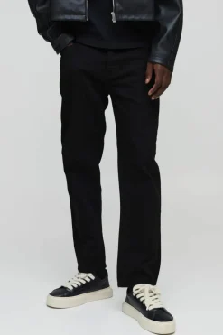 Best Sale boohooMAN Tapered Rigid Jean true black