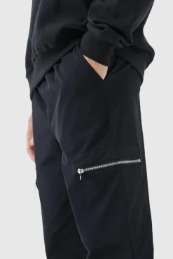 Cheap boohoo Technical Stretch 3D Pocket Set black