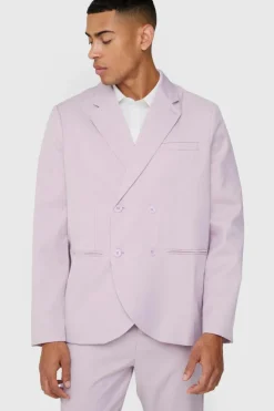 Discount boohoo Textured Suit Set in lilac