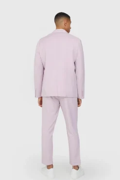 Discount boohoo Textured Suit Set in lilac