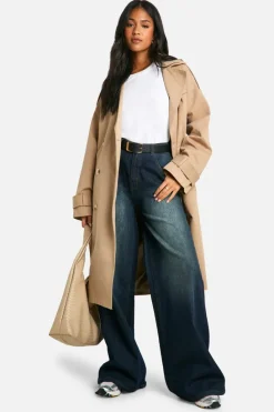 Online boohoo The Tall Wide Leg Jean dark wash