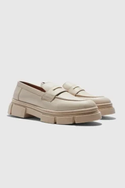 Store boohooMAN Track Sole Loafer stone