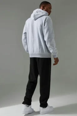Store boohooMAN Training Dept. Oversized Hoodie grey marl