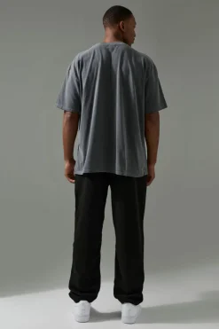 Cheap boohooMAN Training Dept. Oversized Jogger black