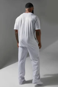 Store boohooMAN Training Dept Oversized T-shirt grey marl