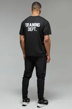 Best boohooMAN Training Dept Performance Oversized T-shirt black