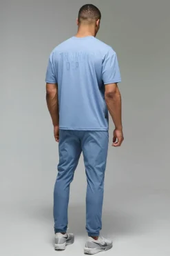 Best boohooMAN Training Dept Performance Oversized T-shirt steel