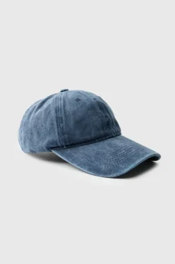 Best Sale boohooMAN Washed Cap navy