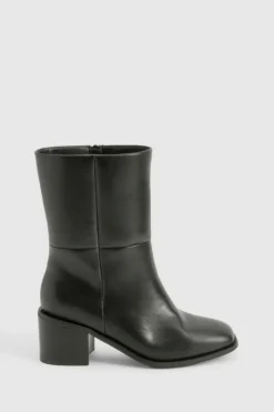 Cheap boohoo Wide Fit Chunky Panel Detail Chelsea Boots black