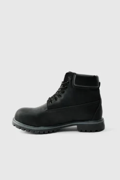 Hot boohooMAN Worker Boot black